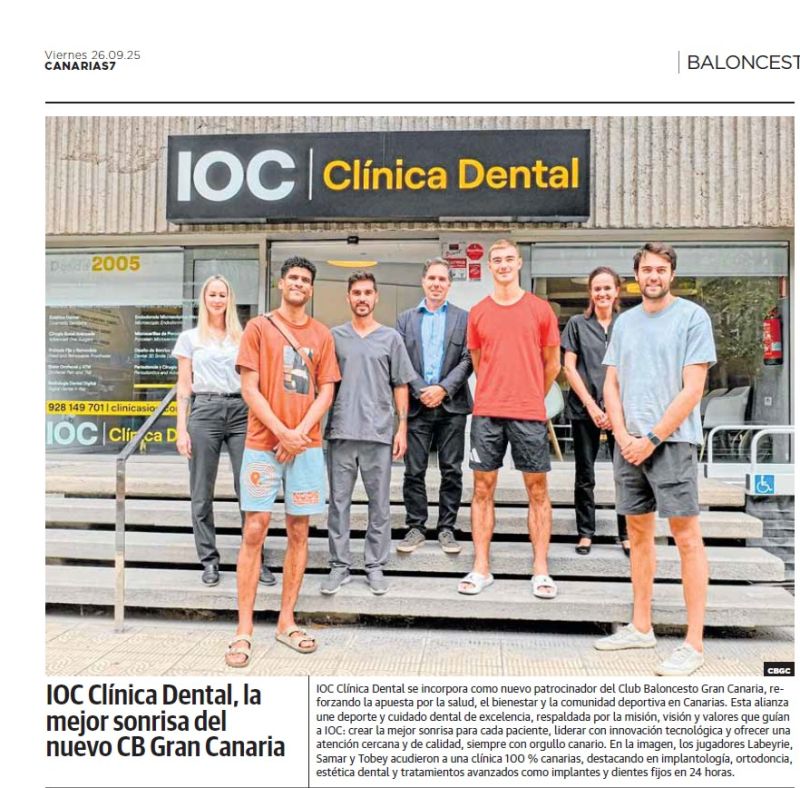 IOC Clínica Dental Oficial del Club Baloncesto Gran Canaria
